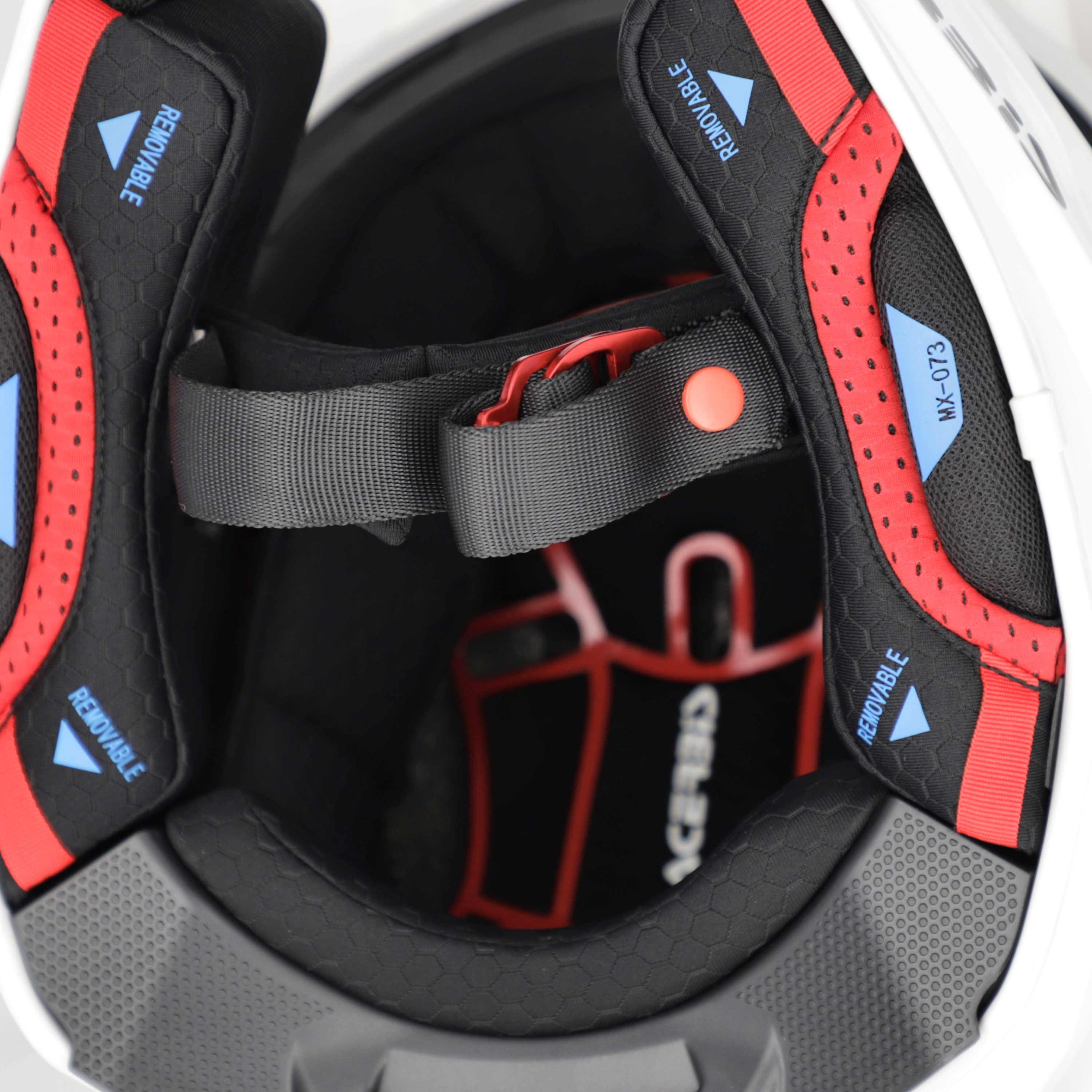 CASCO ACERBIS AIRSTRIKE FIM RACING #2 - BLANCO