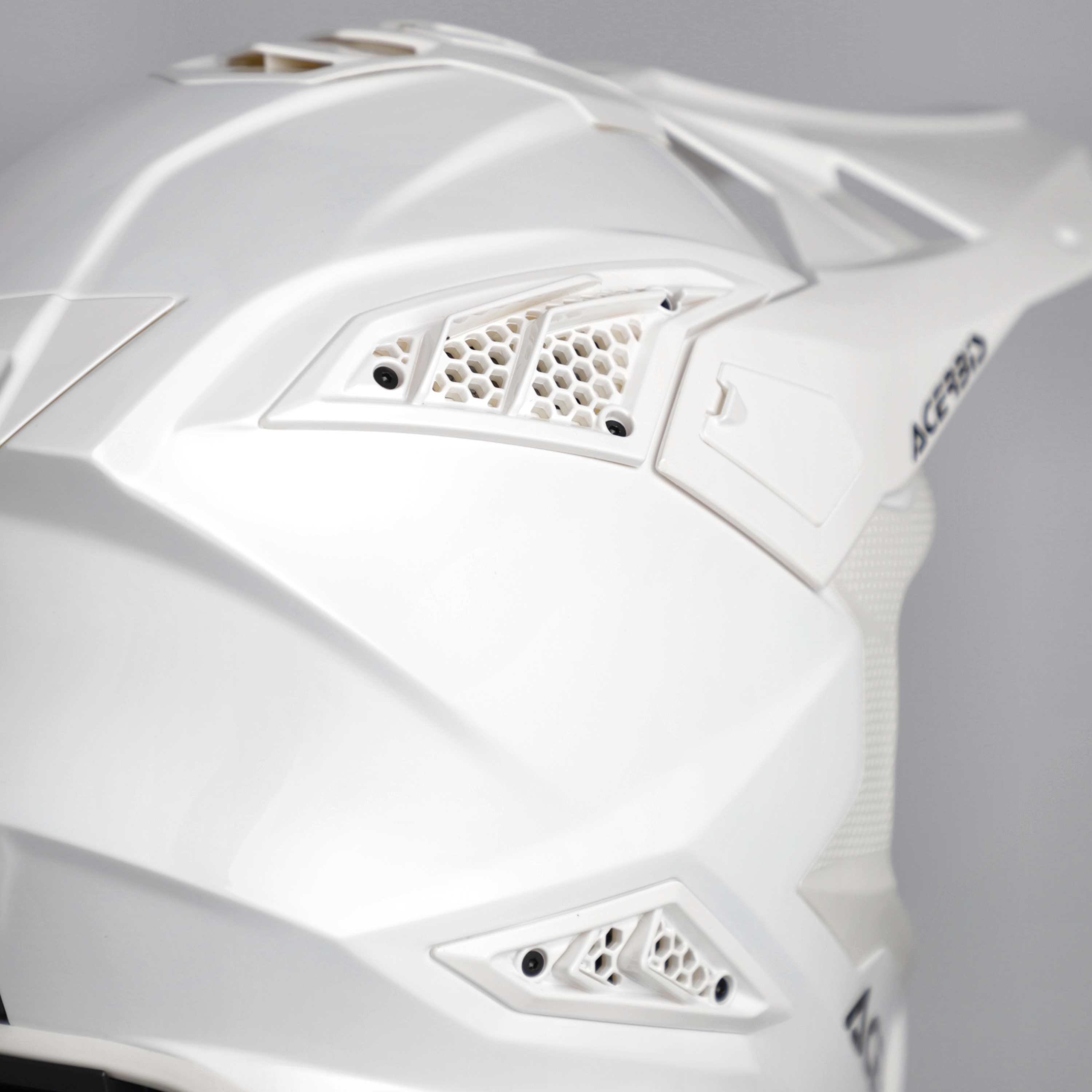 CASCO ACERBIS AIRSTRIKE FIM RACING #2 - BLANCO