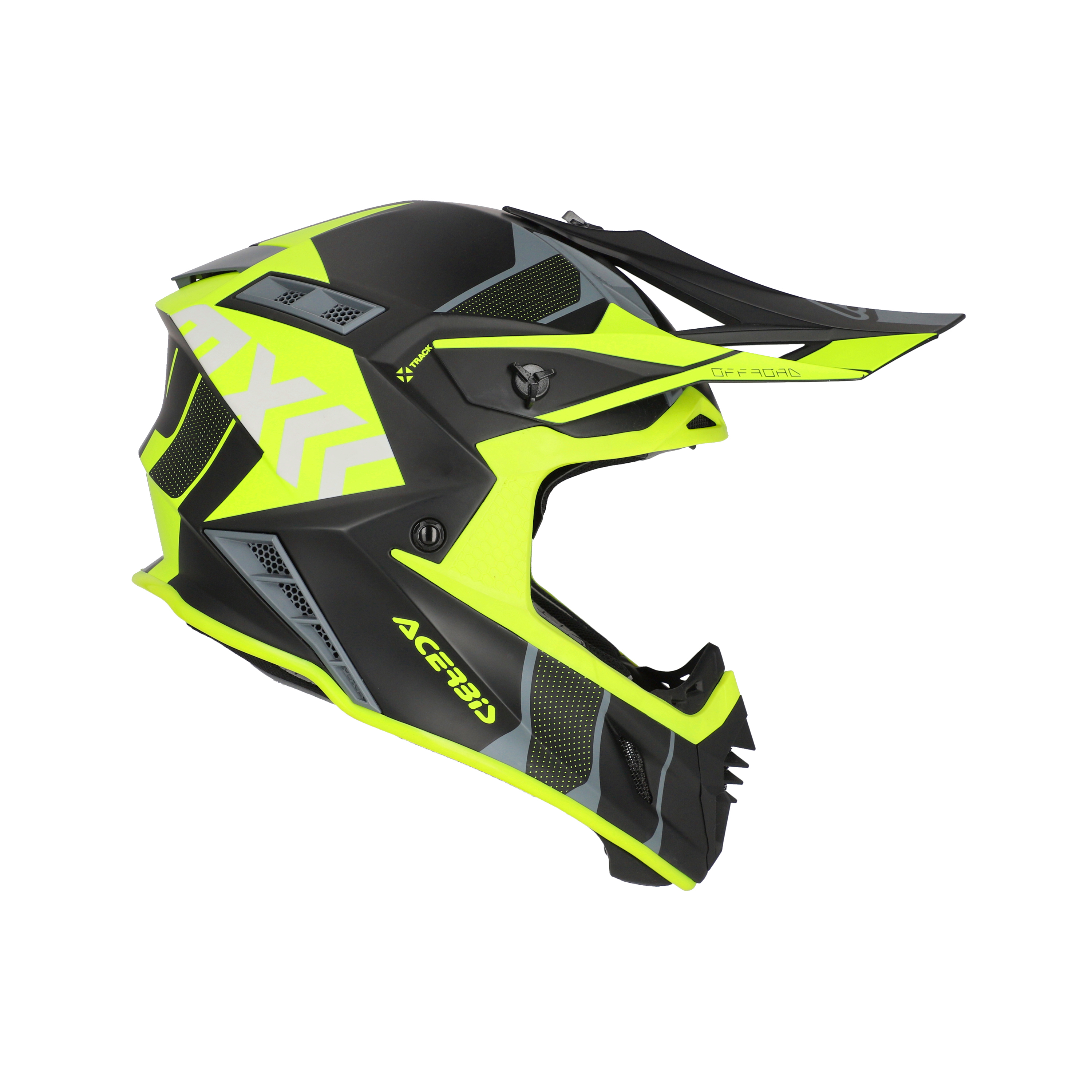 CASCO ACERBIS X-TRACK 22-06 - NEGRO/AMARILLO FLUOR