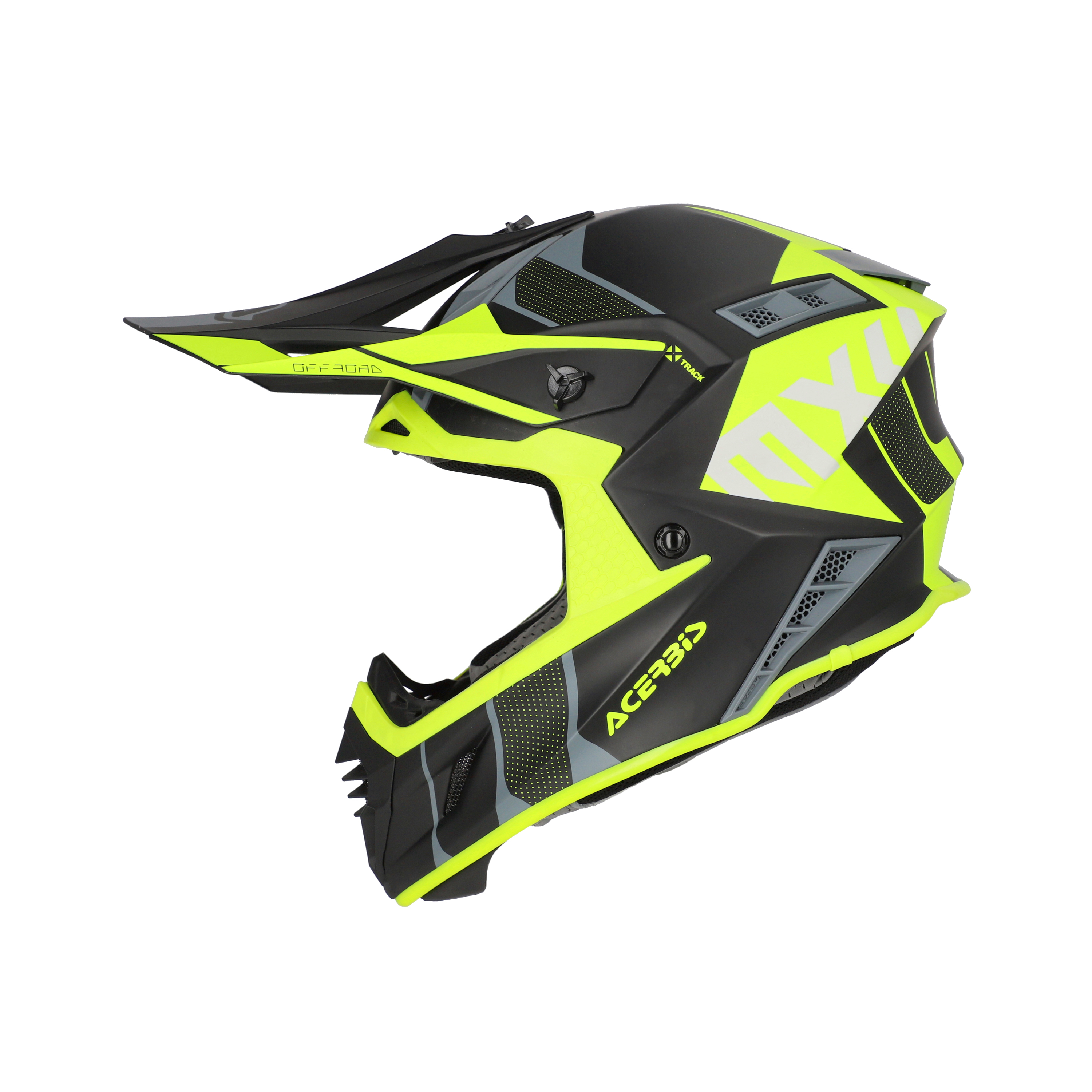 CASCO ACERBIS X-TRACK 22-06 - NEGRO/AMARILLO FLUOR