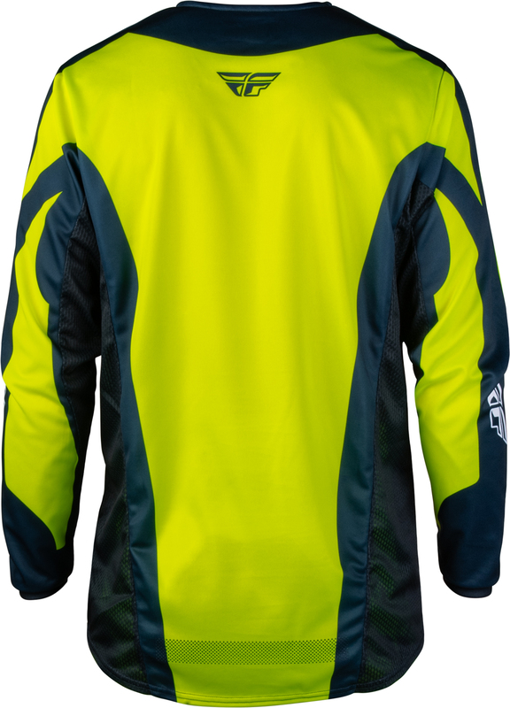 Camiseta FLY RACING Kinetic Fade - Hi-Vis/Navy/blanco