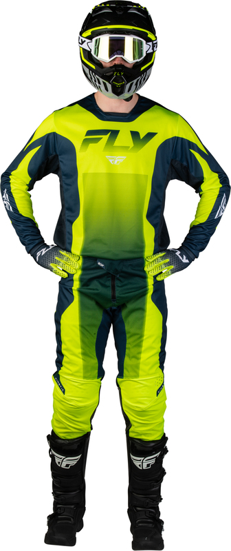 Pantalón FLY RACING Kinetic Fade - Hi-Vis/Navy/blanco