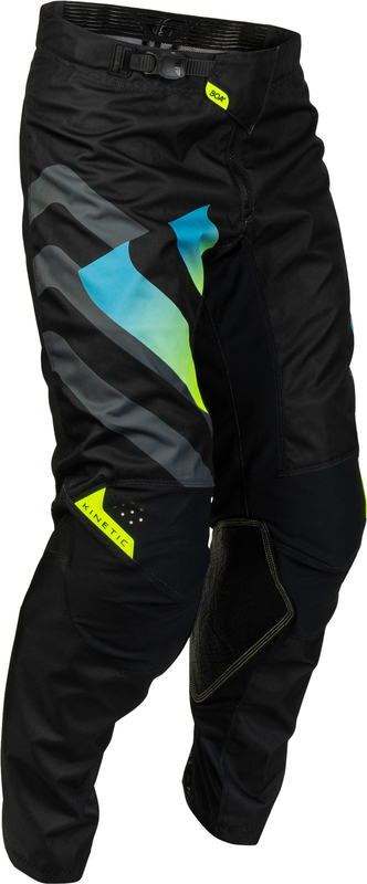 Pantalón FLY RACING Kinetic Volt - negro/gris/Teal/Amarillo
