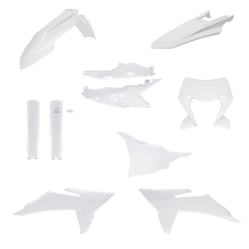 KIT DE PLÁSTICOS ACERBIS COMPLETO COMPATIBLE CON KTM EXC/EXC-F 2027 - BLANCO