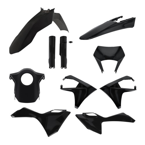FILL KIT DE PLASTICO ACERBIS PARA GASGAS 24-27 - NEGRO