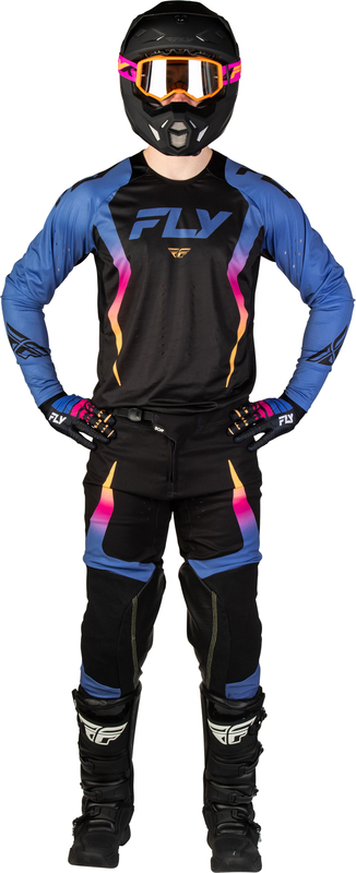 Camiseta FLY RACING Evolution DST Limited Edition Bolt - negro/azul/multi