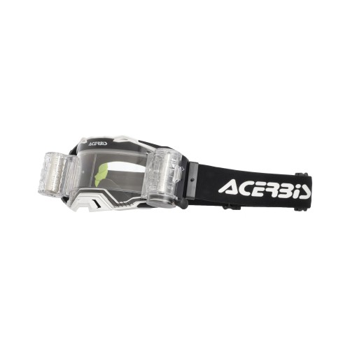 GAFAS ACERBIS VULCAN ROLL OFF - BLANCO/NEGRO