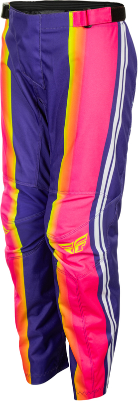 Pantalón infantil FLY RACING F-16 Raze - violeta/rojo/Amarillo