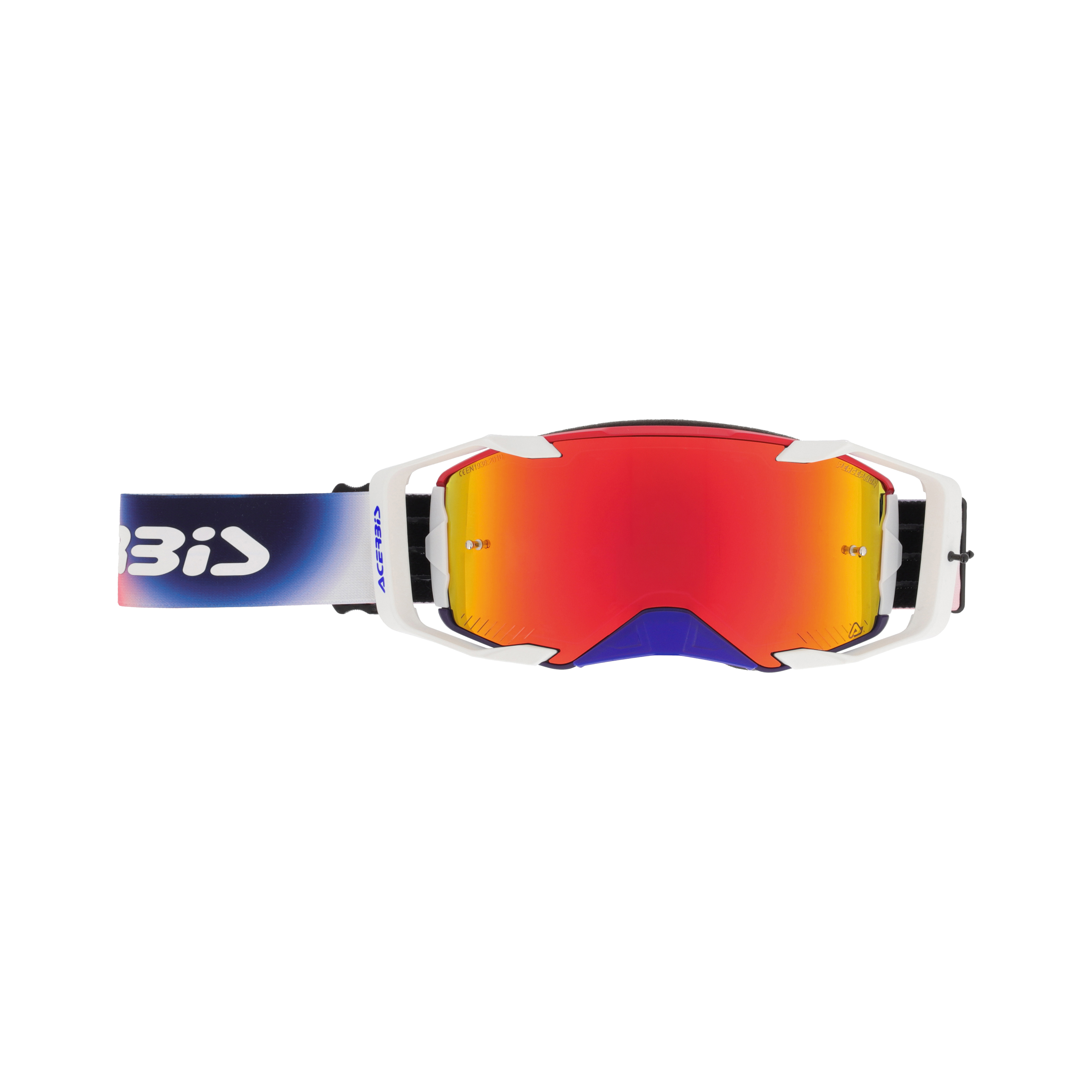 GAFAS ACERBIS VORTEX MIRROR - AZUL/ROJO