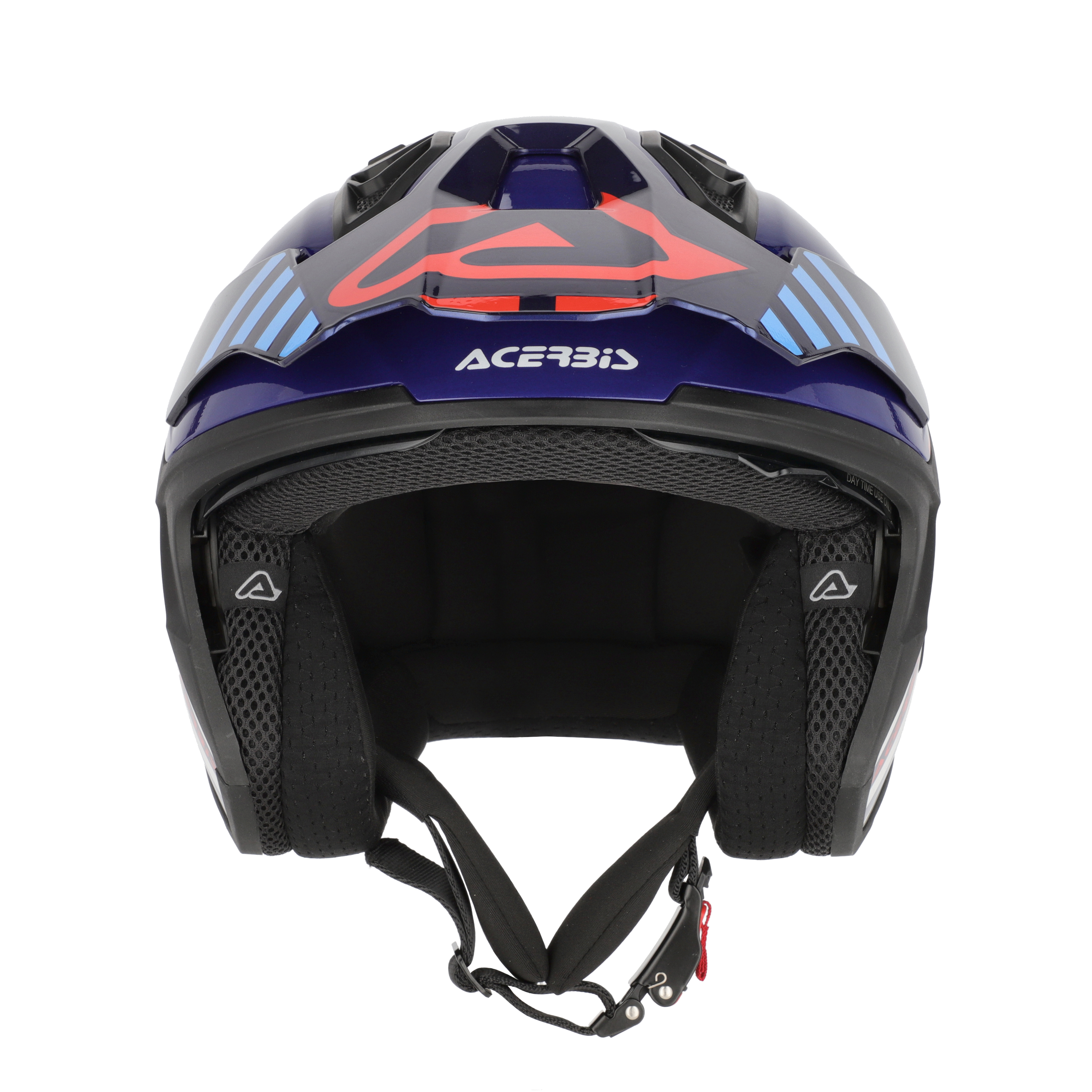 CASCO ACERBIS GRÁFICO JET ARIA EVO - BLANCO/AZUL/ROJO
