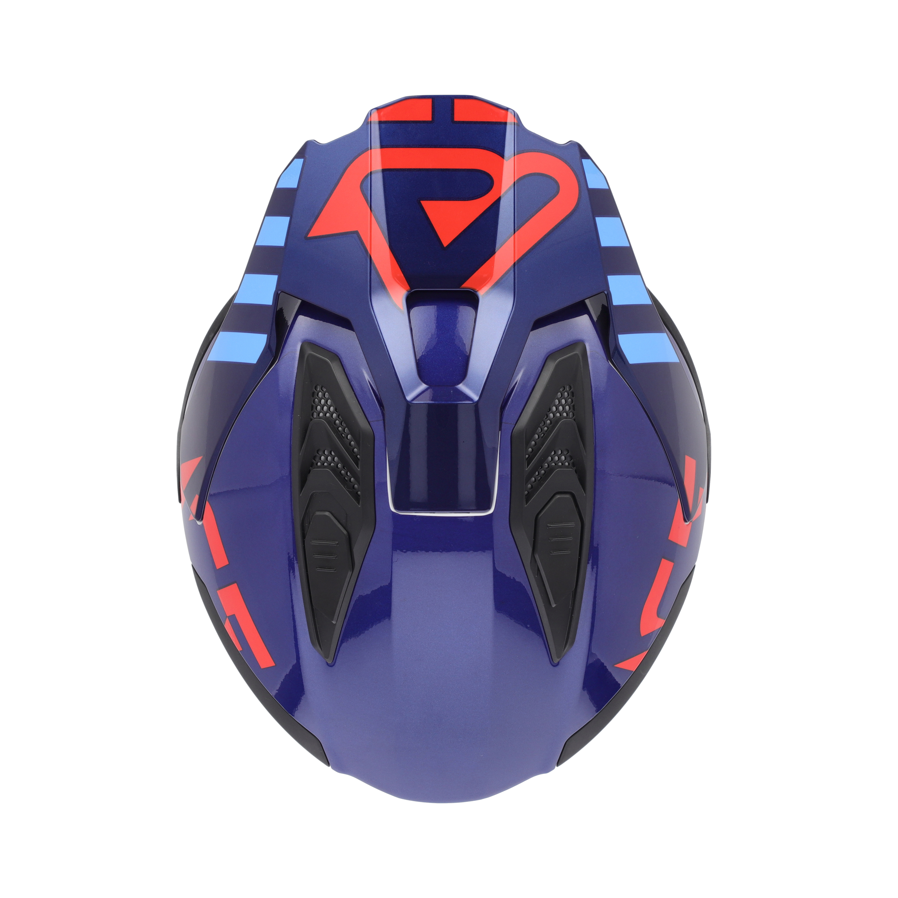 CASCO ACERBIS GRÁFICO JET ARIA EVO - BLANCO/AZUL/ROJO
