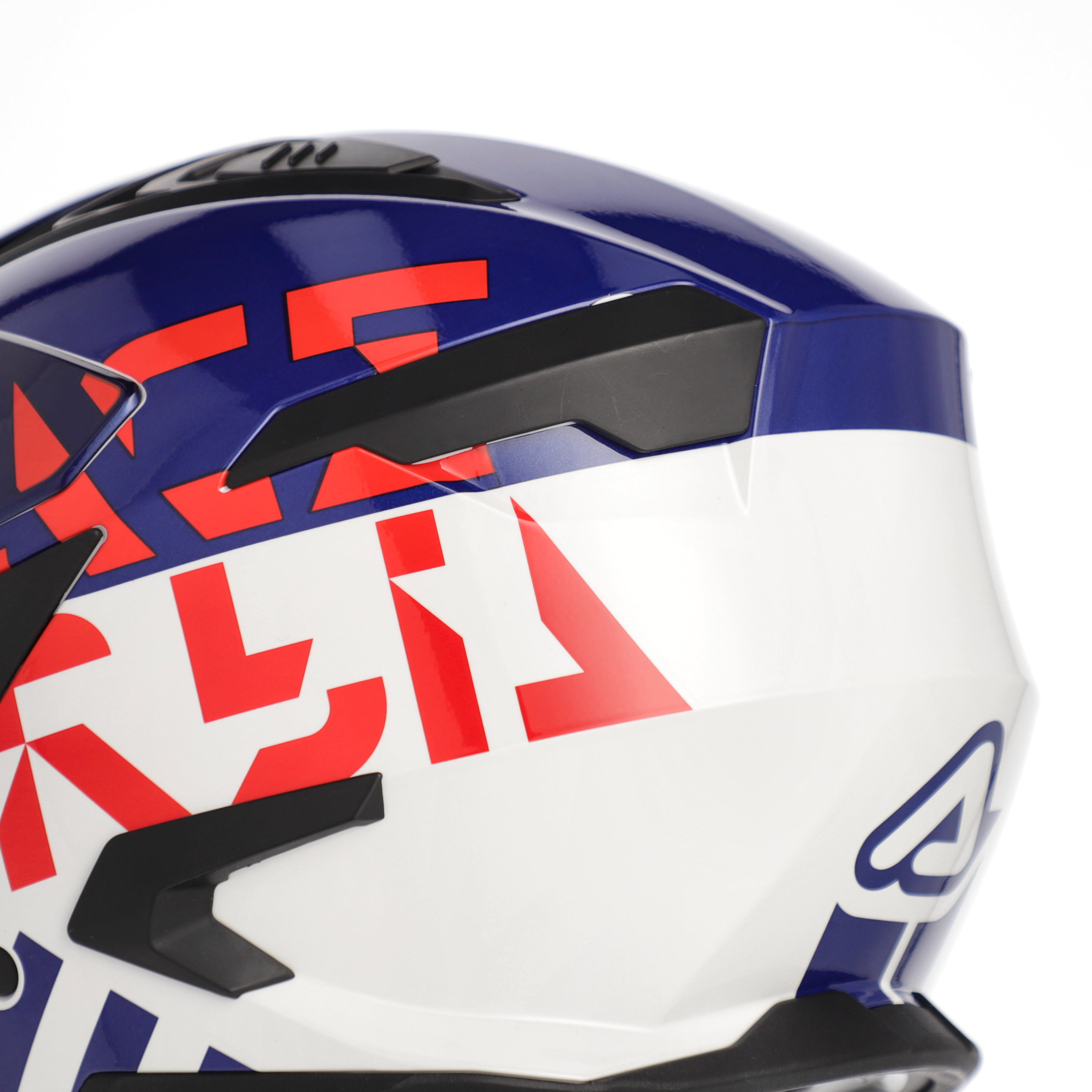 CASCO ACERBIS GRÁFICO JET ARIA EVO - BLANCO/AZUL/ROJO