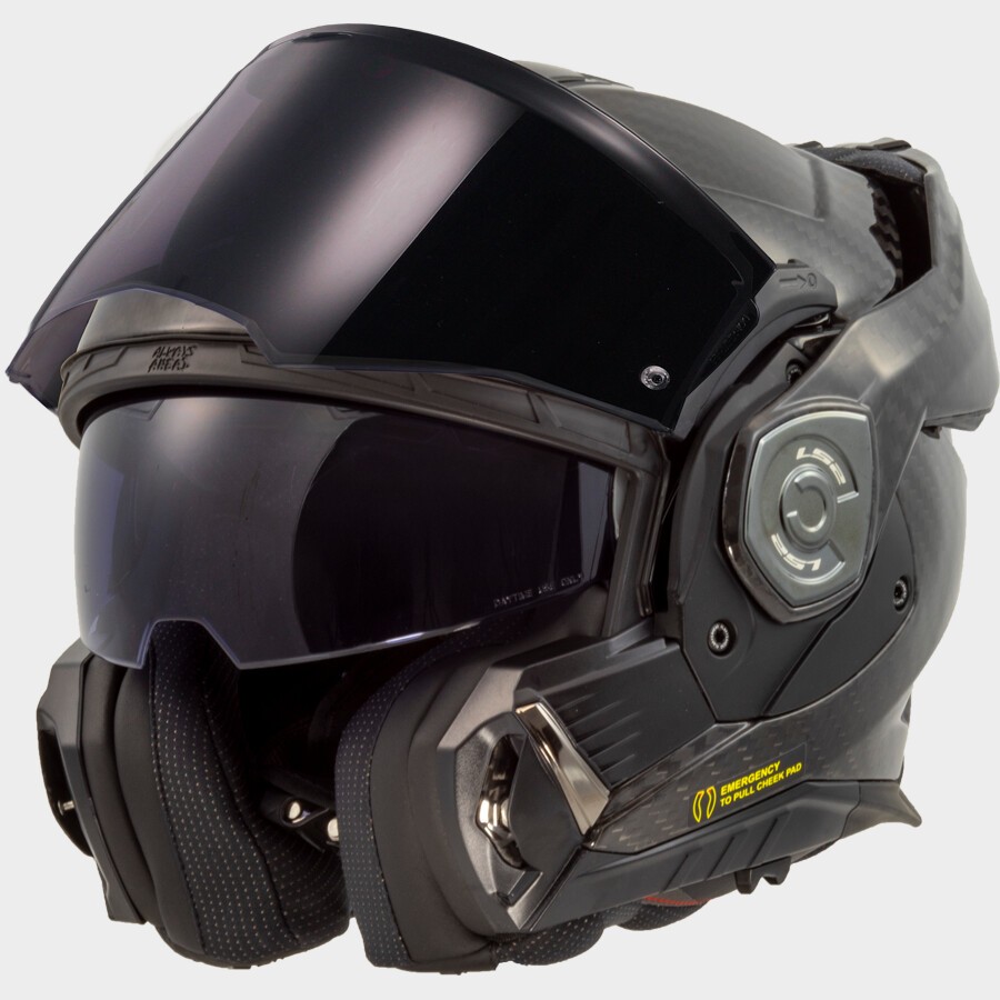CASCO LS2 FF901 ADVANT X CARBON - NEGRO