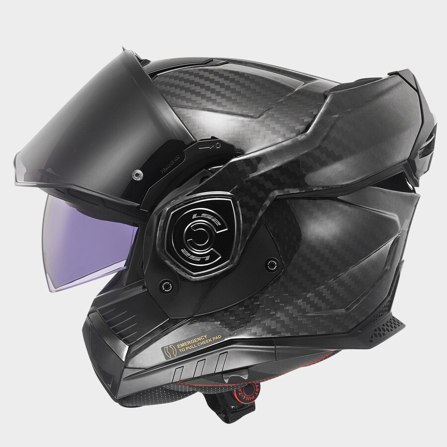 CASCO LS2 FF901 ADVANT X CARBON - NEGRO