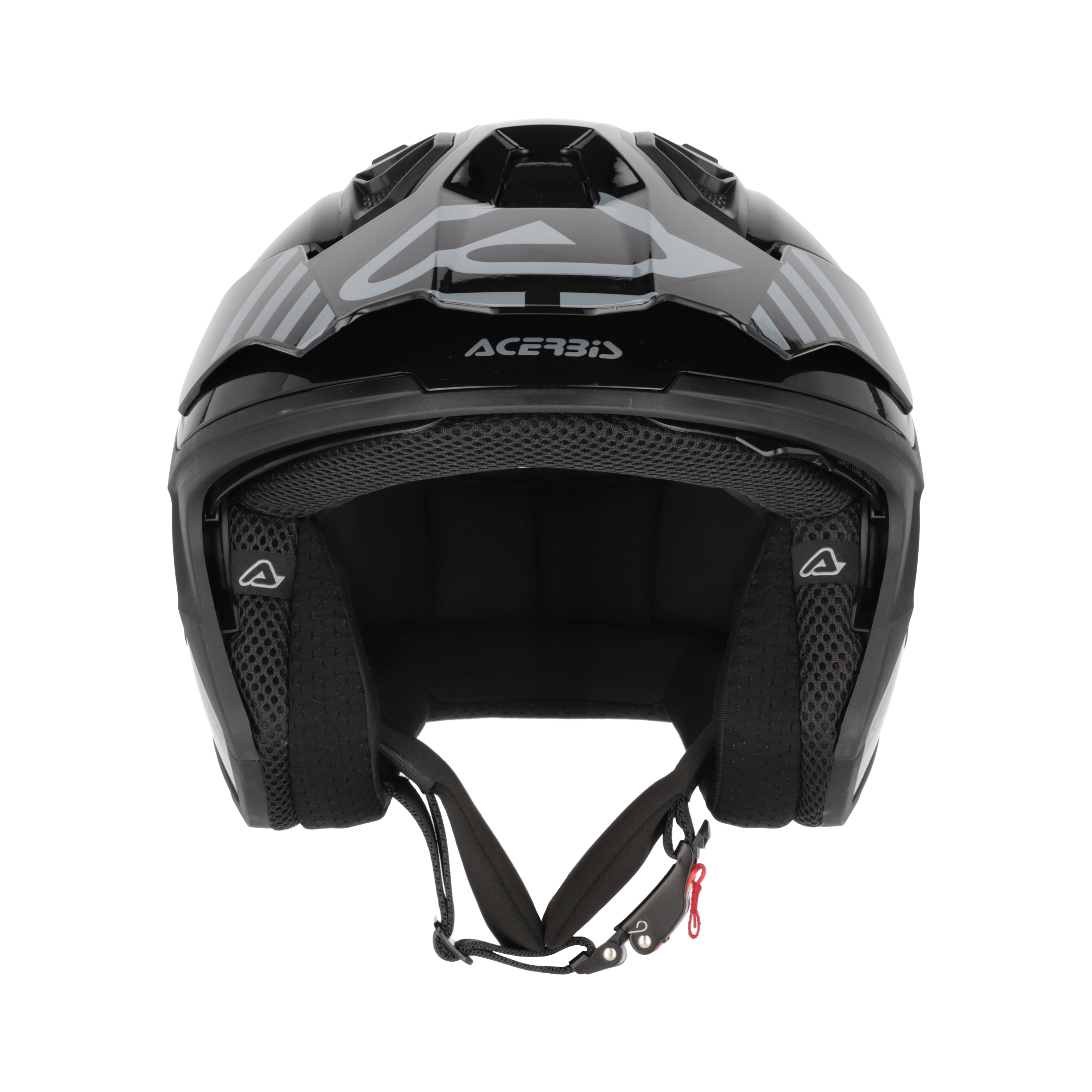 CASCO ACERBIS GRÁFICO JET ARIA EVO - NEGRO/GRIS