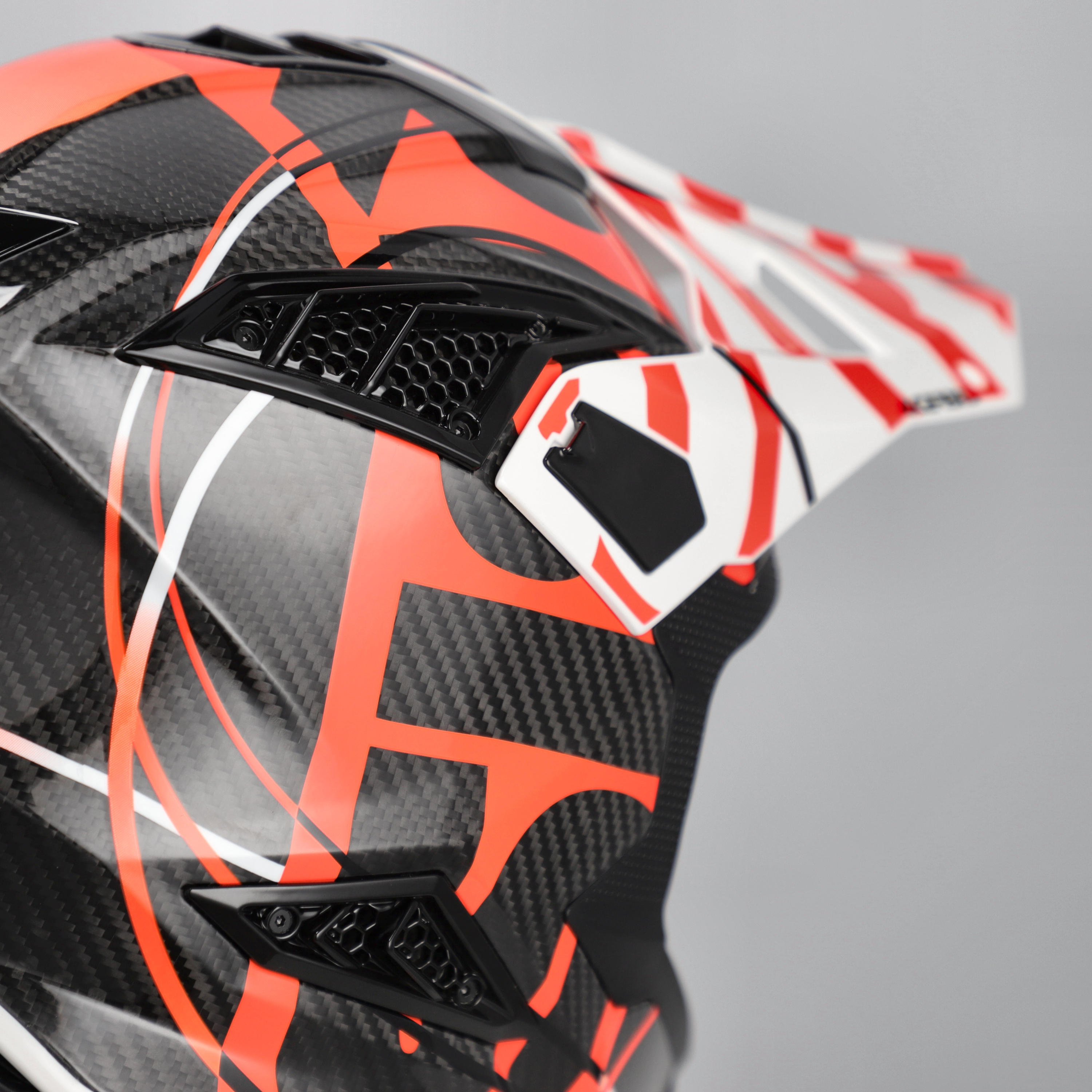 CASCO ACERBIS AIRSTRIKE-C - NEGRO/NARANJA FLUOR