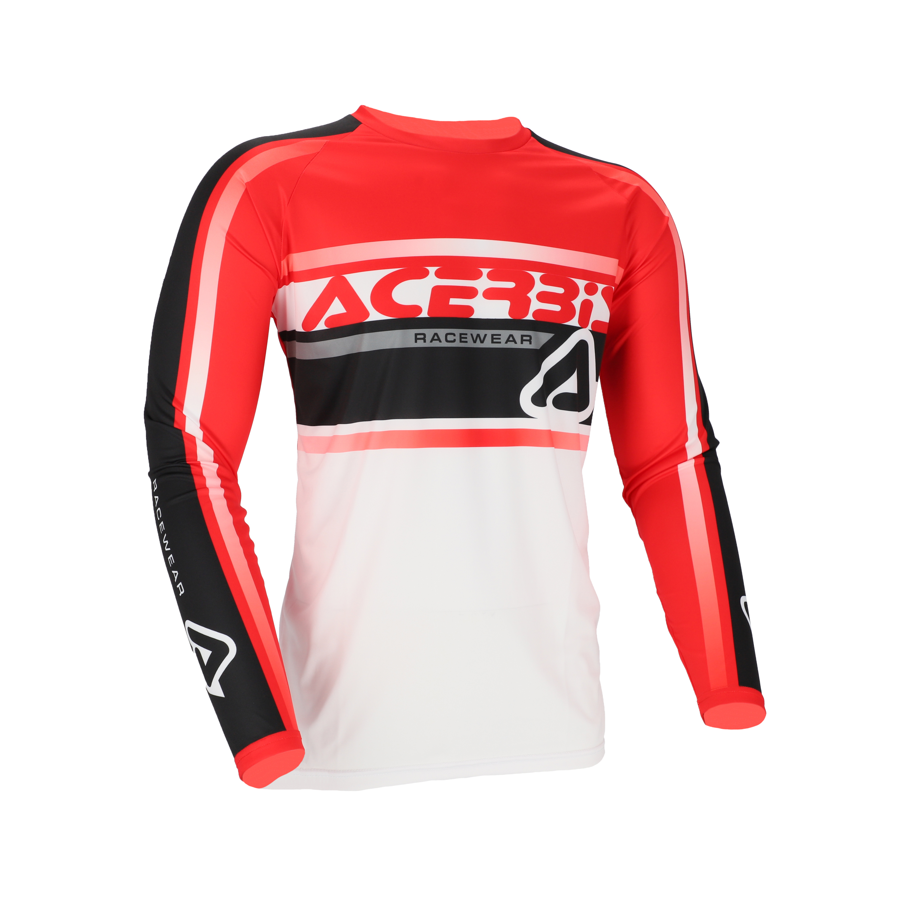 CAMISETA ACERBIS MX LINEAL LUGO - BLANCO/ROJO
