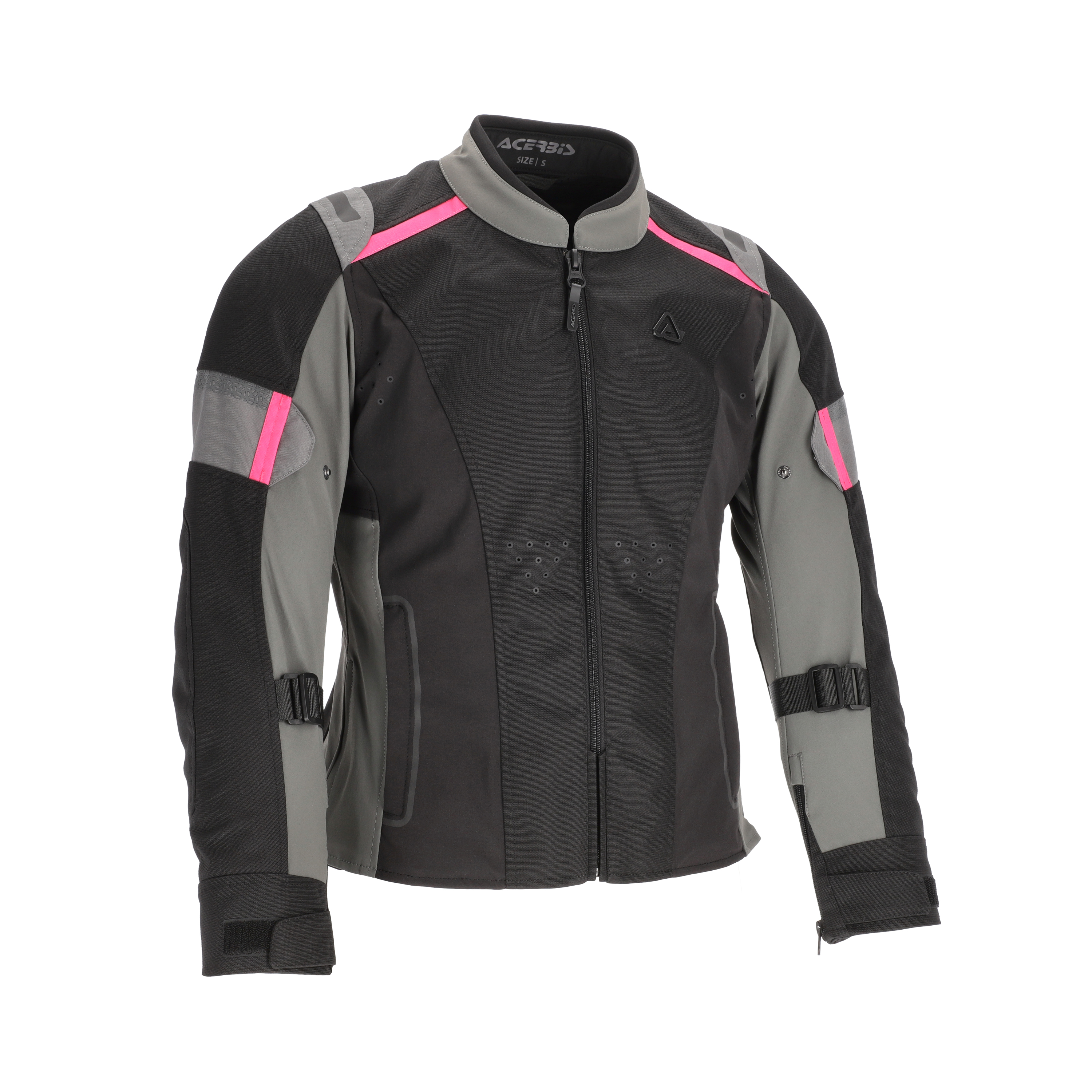 CHAQUETA ACERBIS PARA DAMA KYAN - NEGRO/ROSA