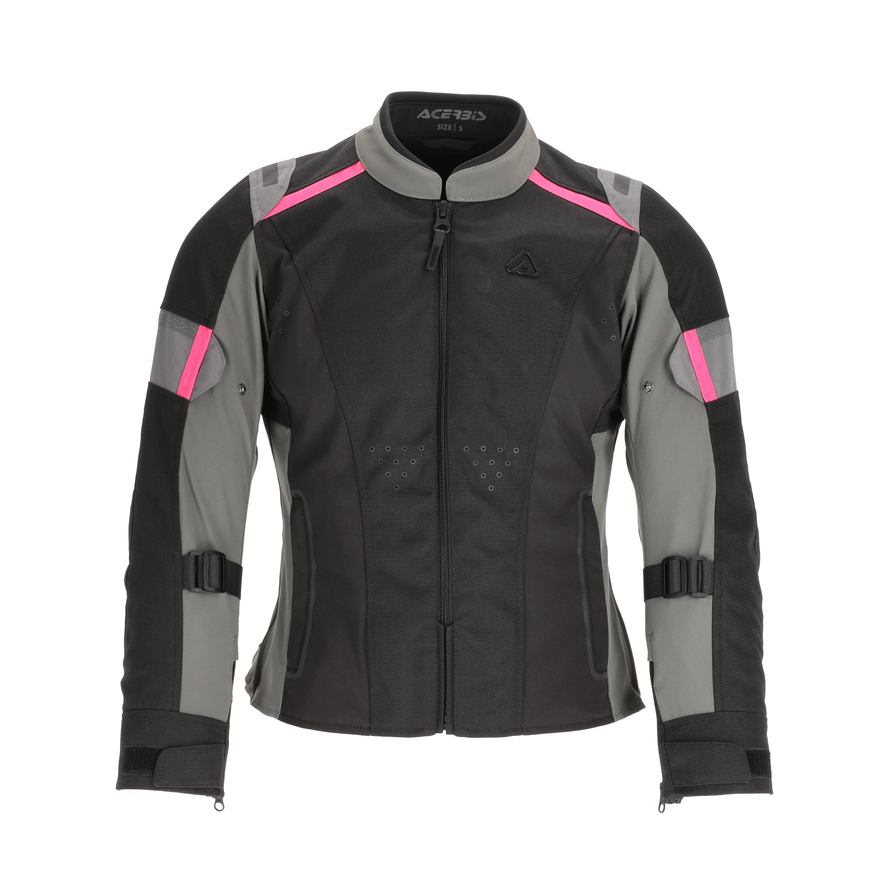 CHAQUETA ACERBIS PARA DAMA KYAN - NEGRO/ROSA